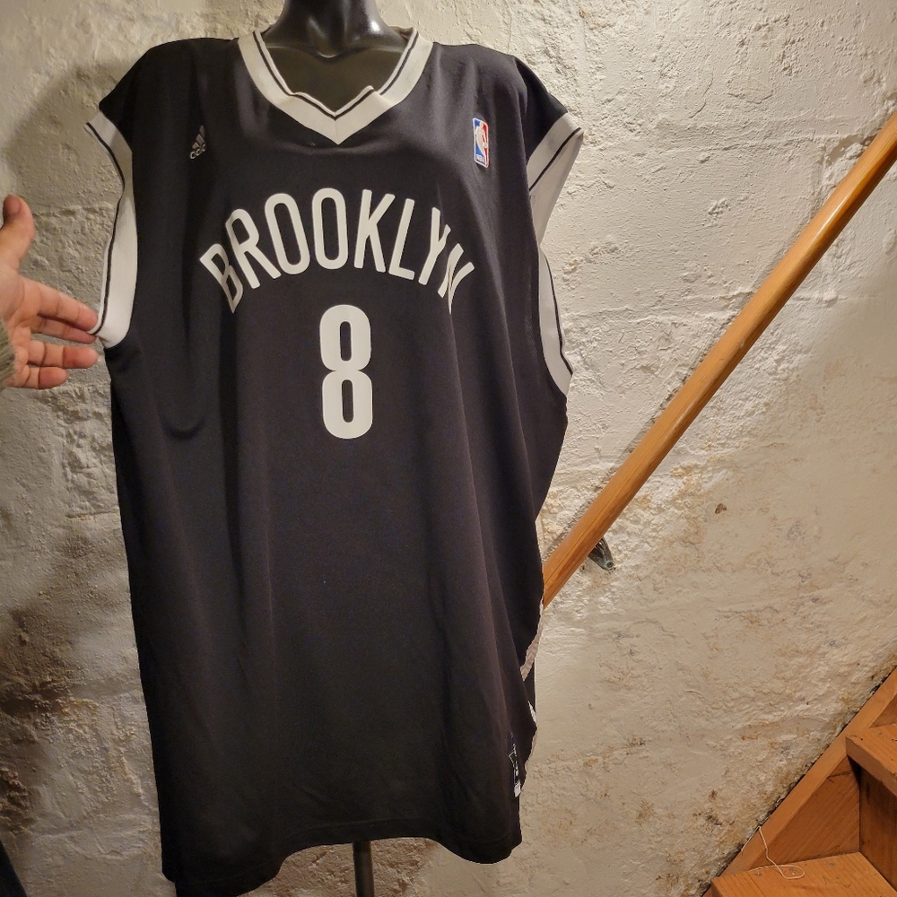 Deron Williams #8 Brooklyn Nets adidas XXL NBA Basketball Jersey